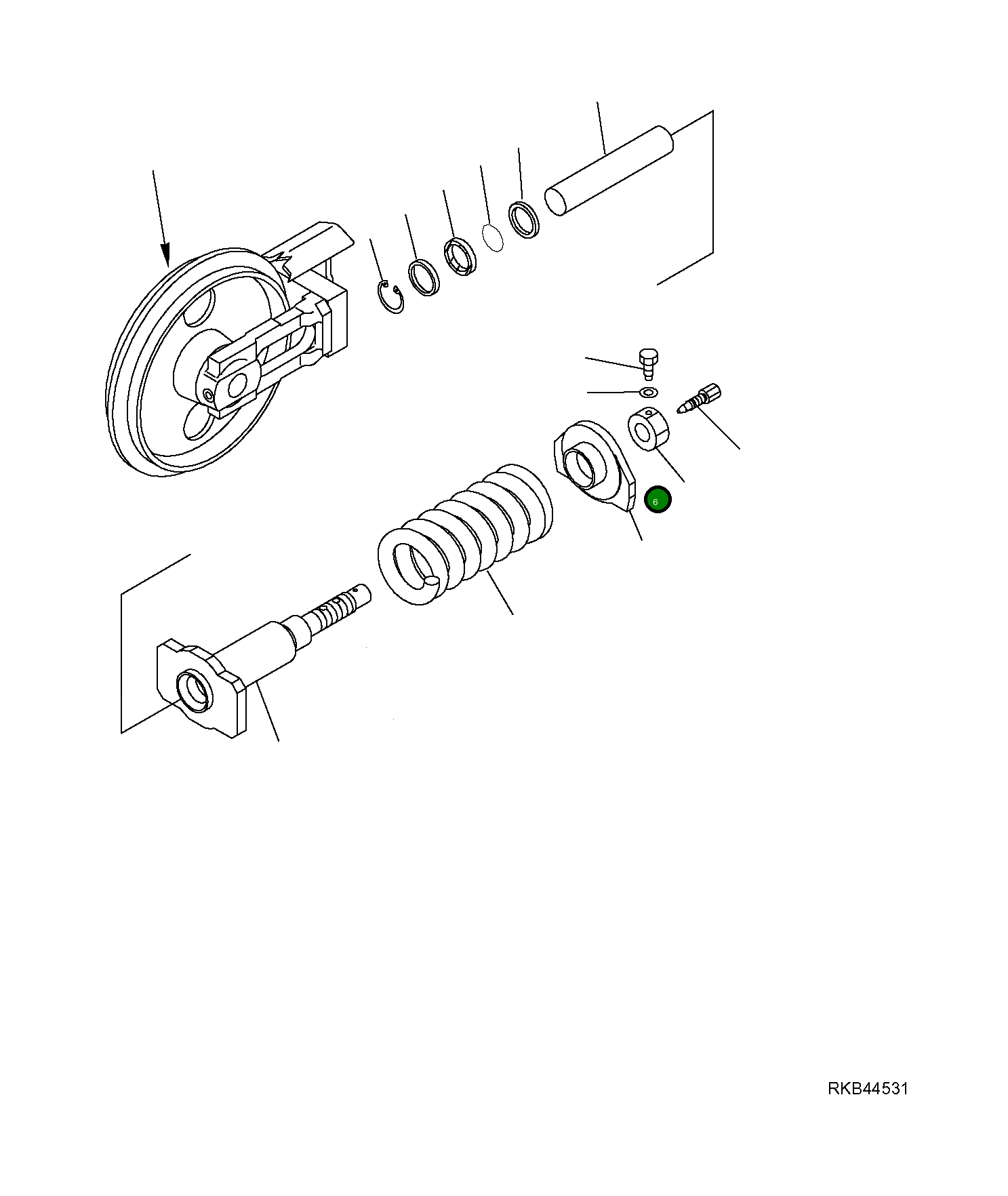 Кольцо уплотнительное (O-Ring) 22L-09-R1T70 Komatsu