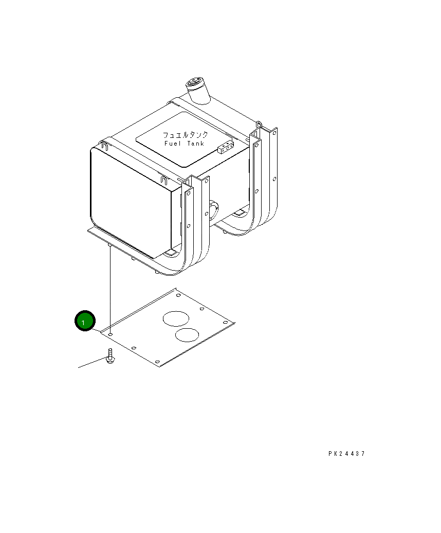Крышка 567-04-41171 Komatsu