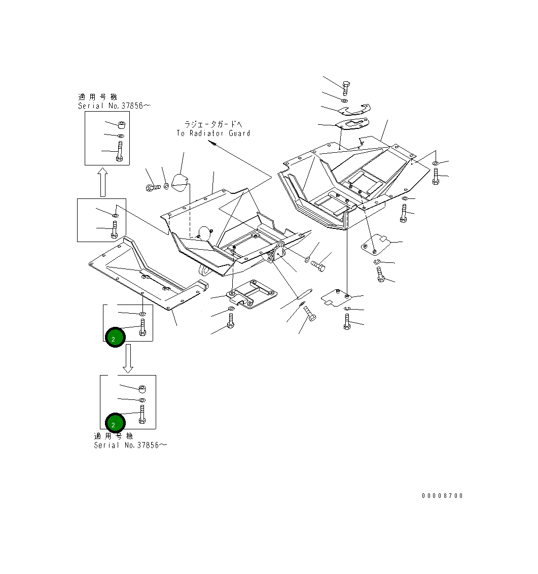 Болт 01010-72045 Komatsu