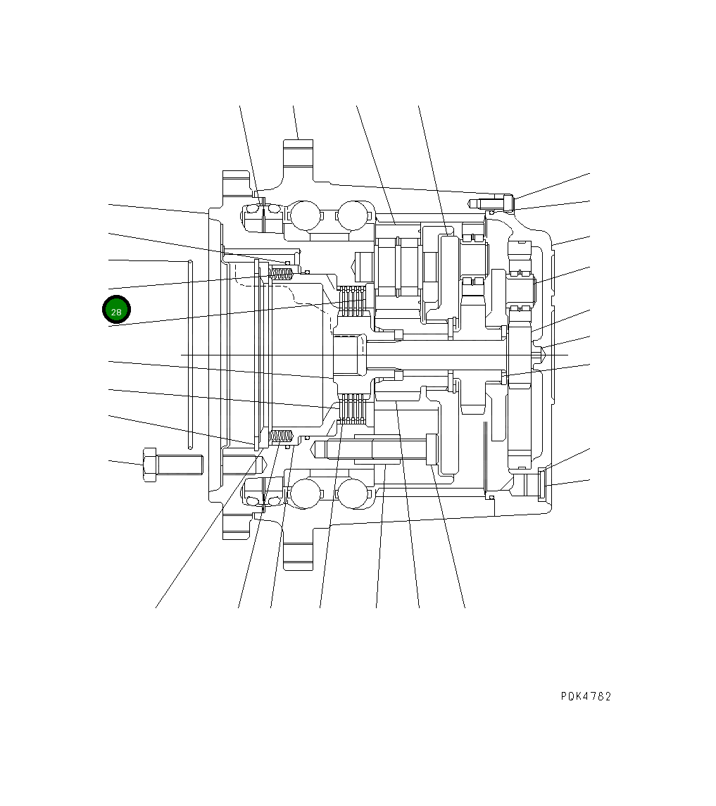 Кольцо уплотнительное (O-Ring) 21P-27-K1650 Komatsu