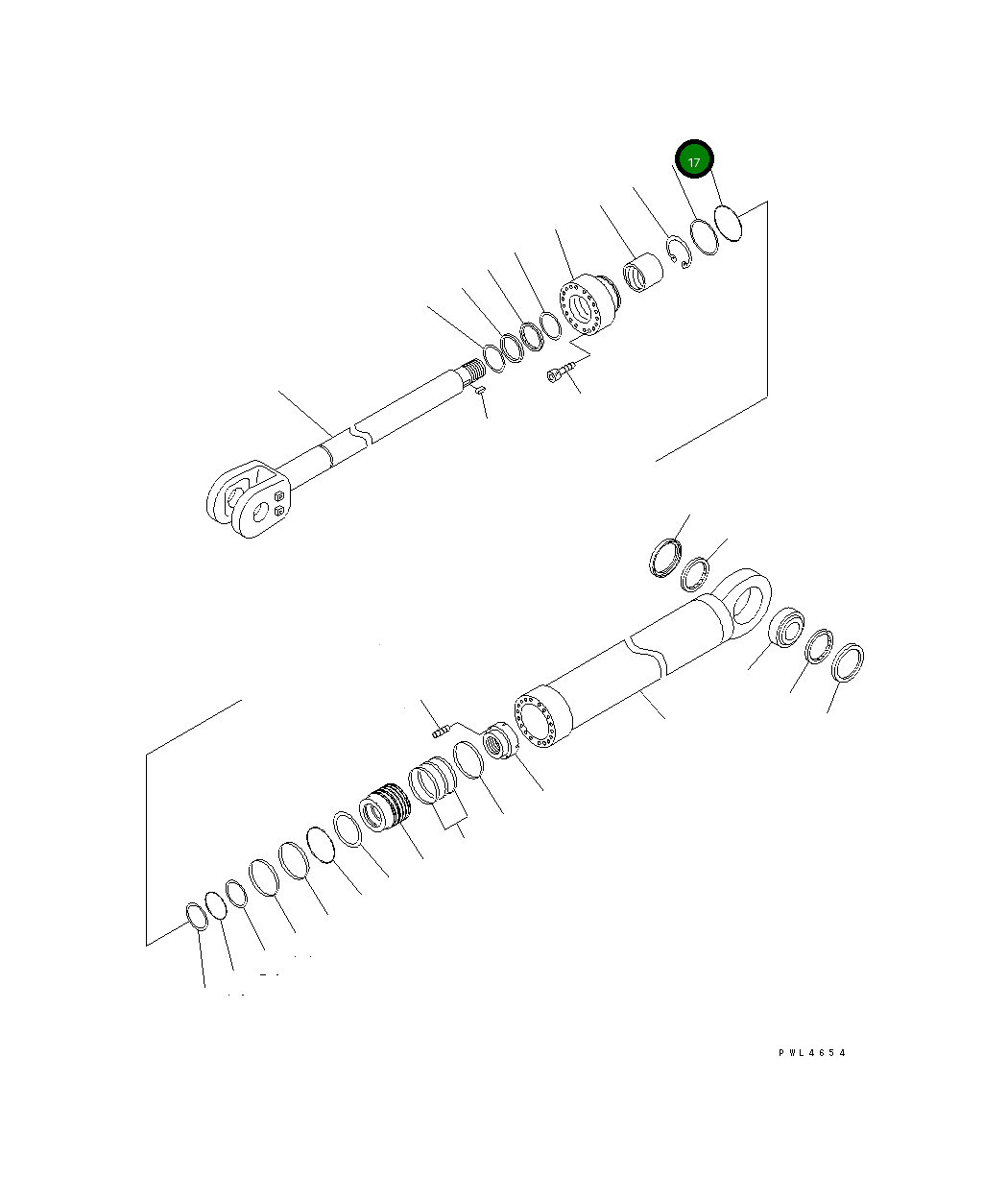Кольцо уплотнительное (O-Ring) DM50211998 Komatsu