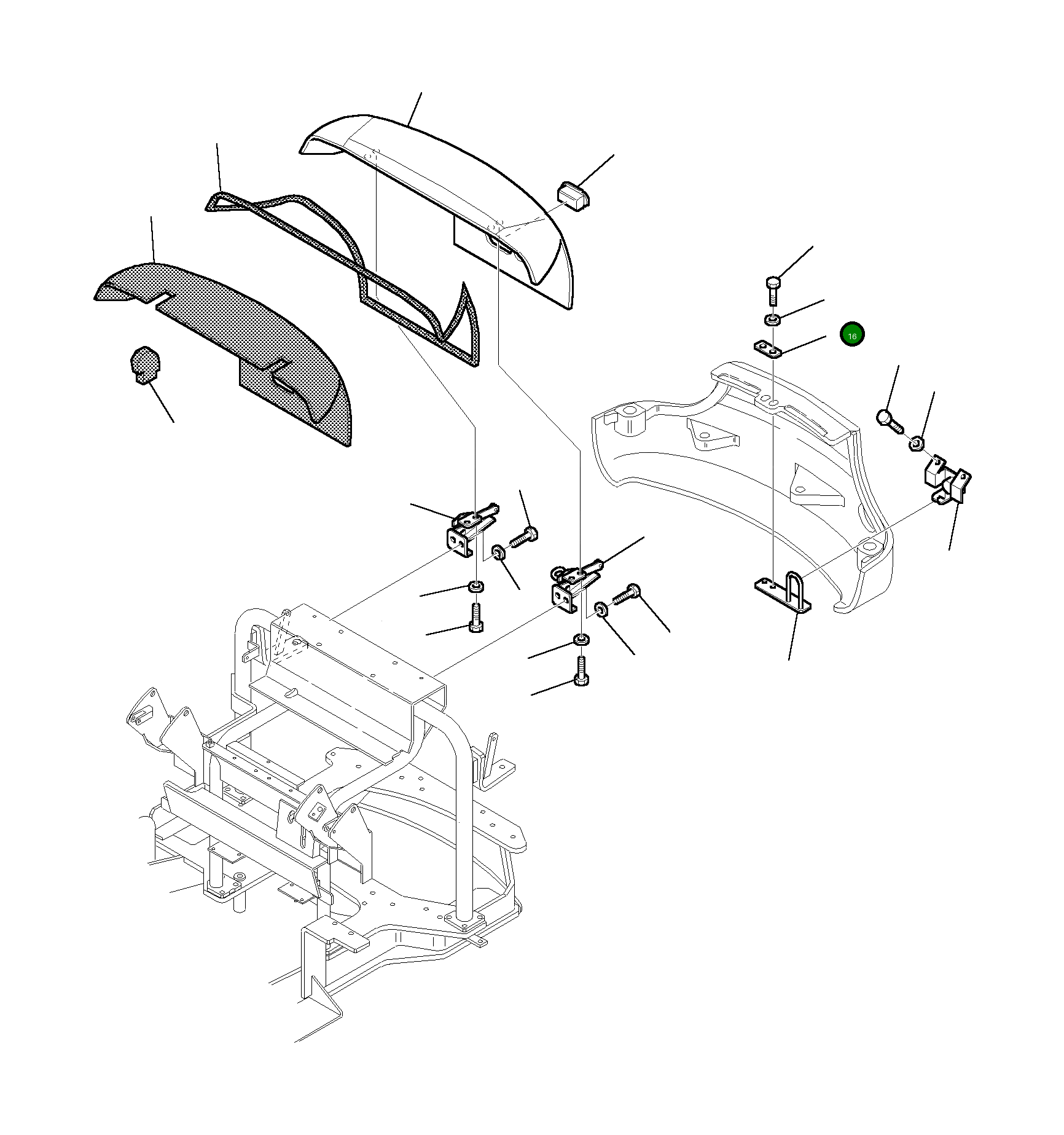 Болт 801015557 Komatsu