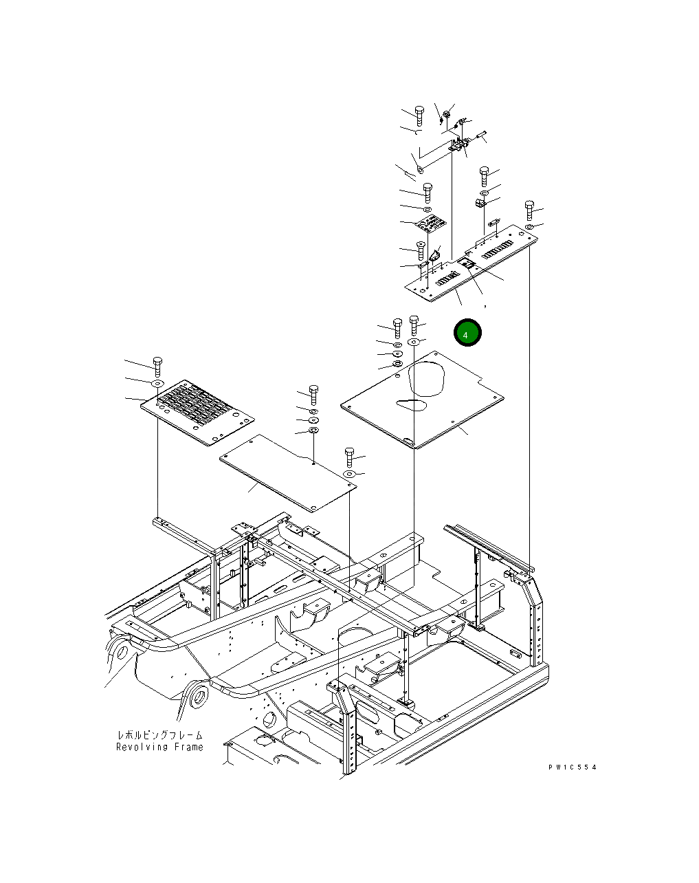 Крышка 207-54-71401 Komatsu