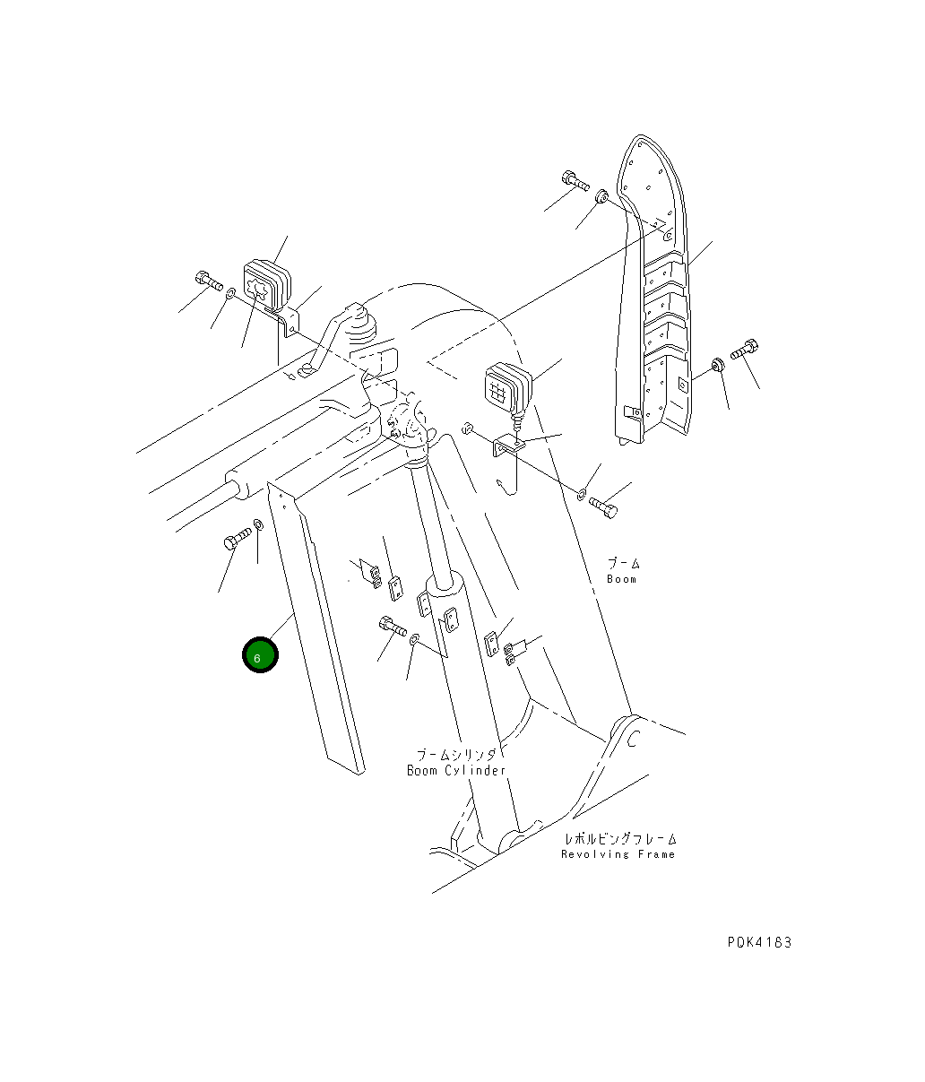 Крышка 20U-70-21270 Komatsu