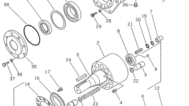 Кольцо уплотнительное (O-Ring) 235-62-11320 Komatsu