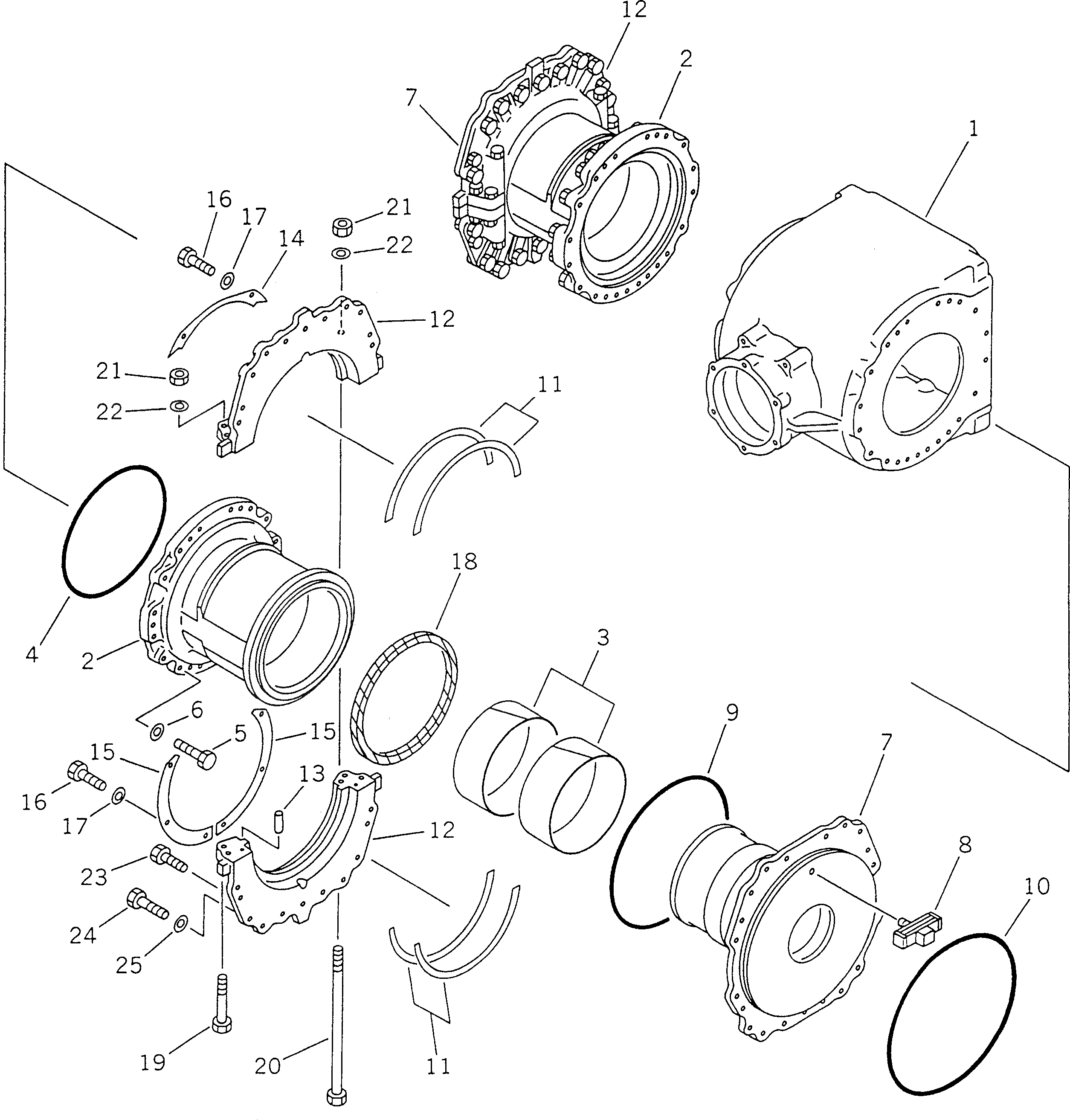 Болт 23D-22-11760  Komatsu
