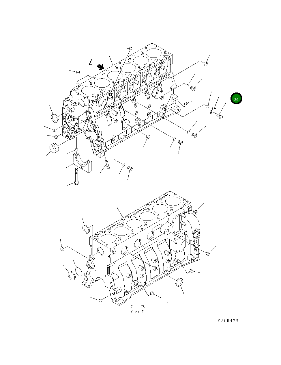 Болт 01435-60816  Komatsu