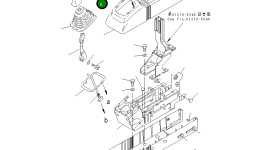 Крышка 20E-43-K1281 Komatsu