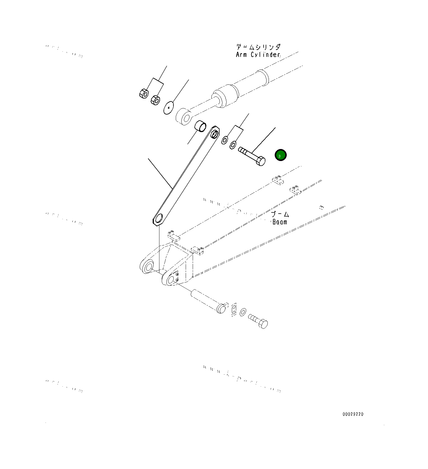 Болт 0101181250  Komatsu