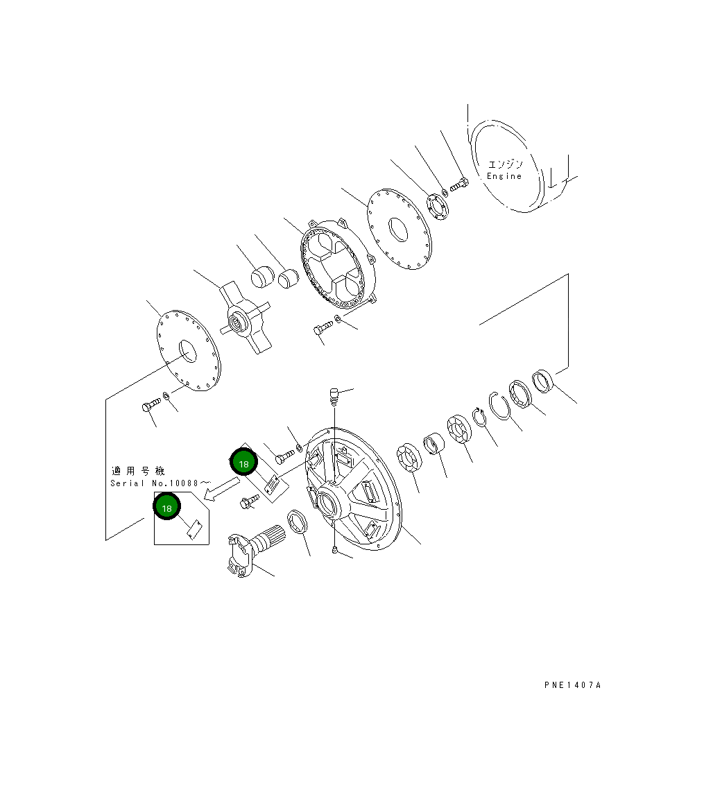 Крышка 428-12-11310 Komatsu