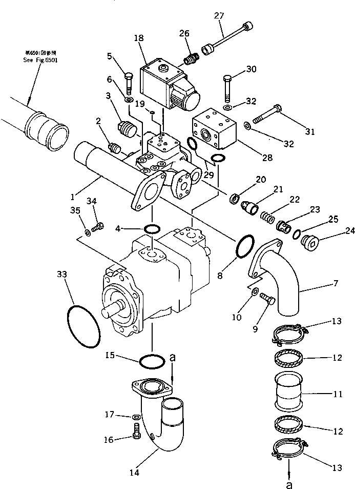 Кольцо уплотнительное (O-Ring) 198-03-52270 Komatsu