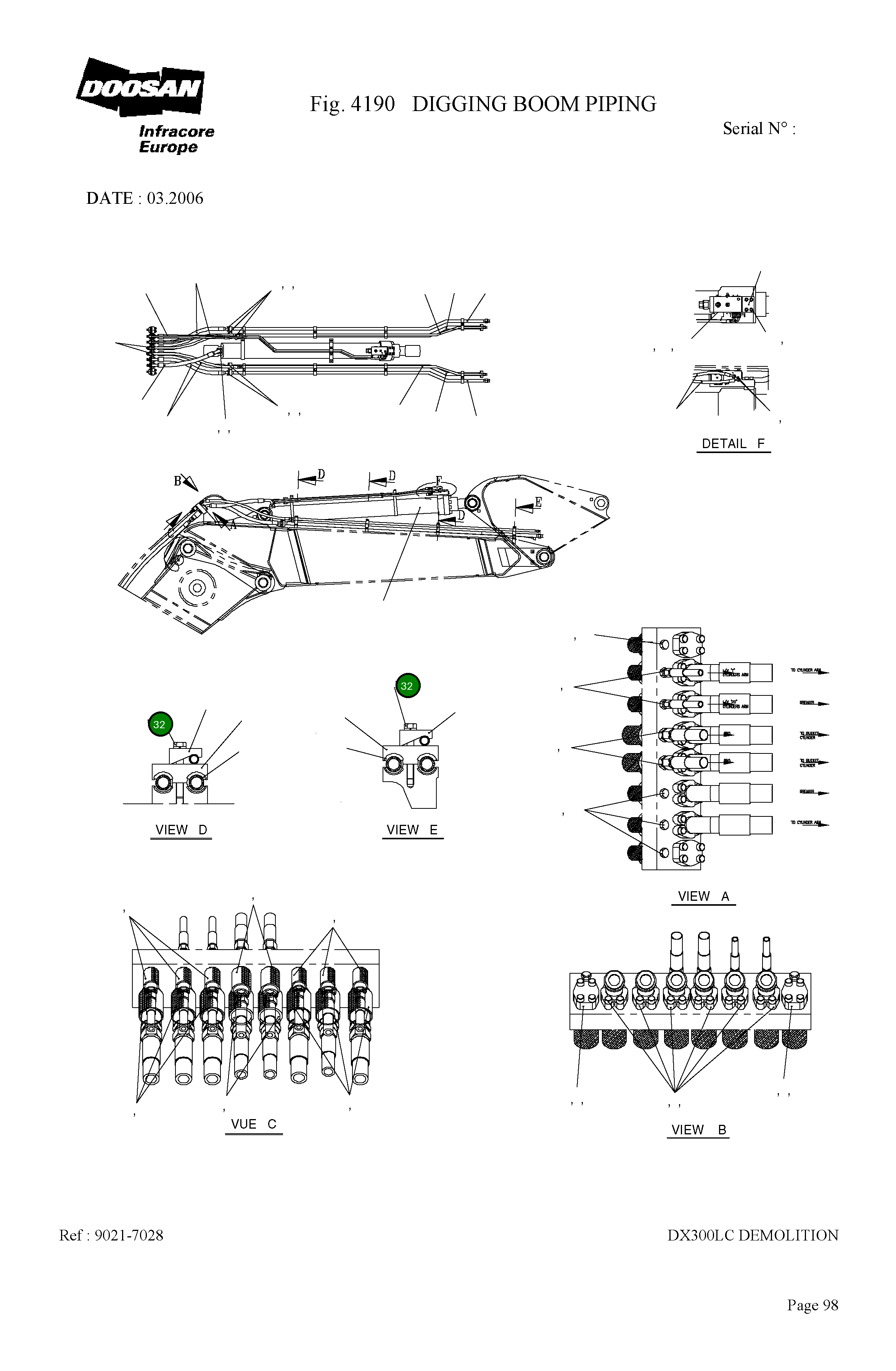 Болт S0566566 Komatsu