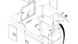Крышка 2621-3411 Komatsu