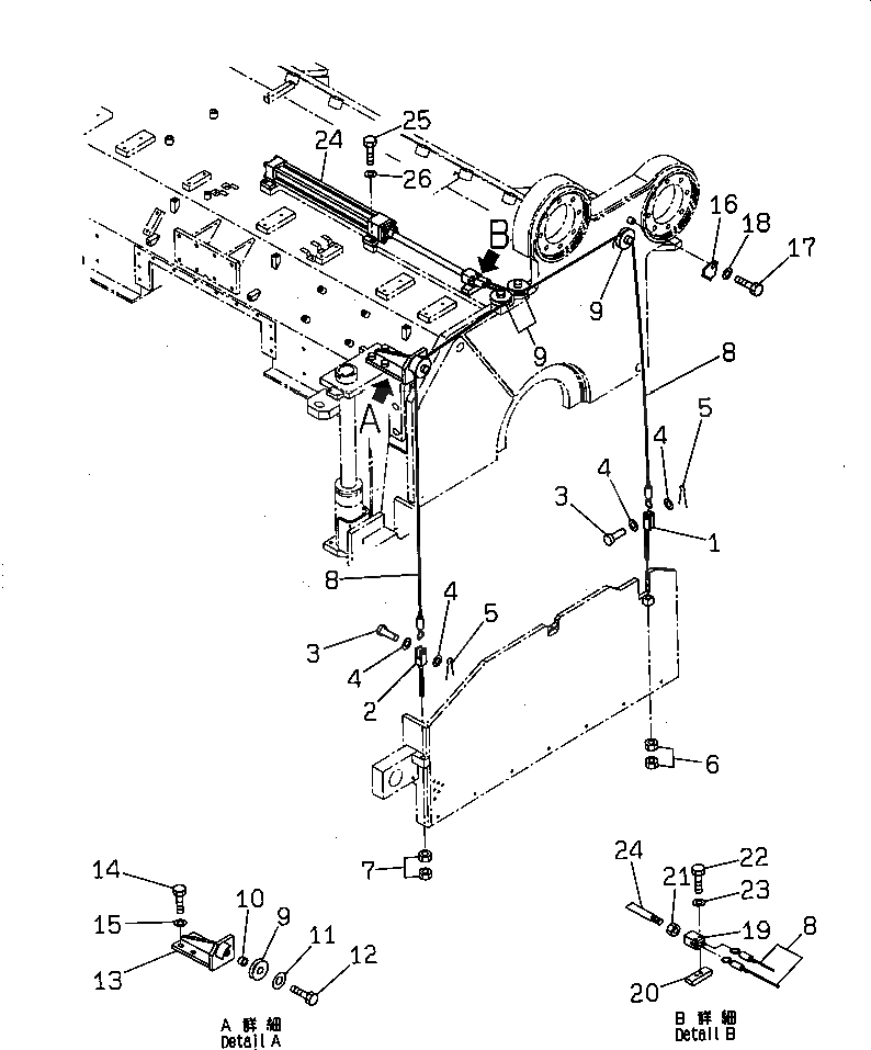 Болт 07372-51050  Komatsu