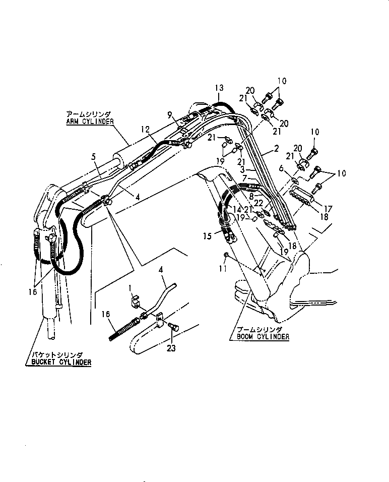Болт YM26013-100402  Komatsu
