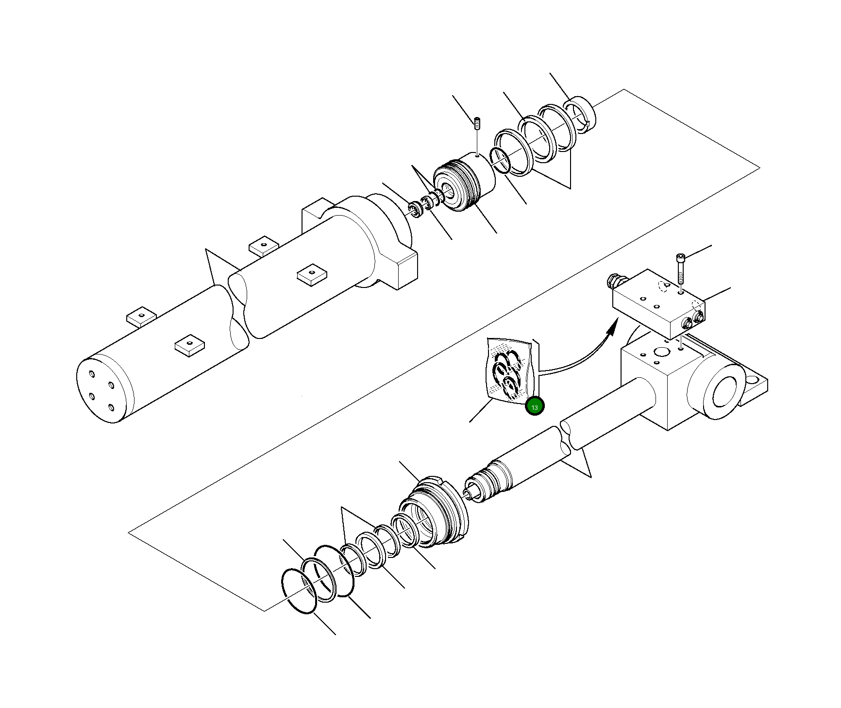 Кольцо уплотнительное (O-Ring) FDT1400034 Komatsu