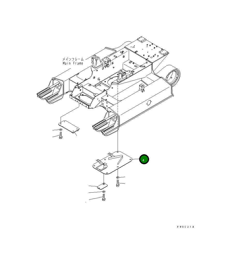 Крышка 11Y-21-11292 Komatsu
