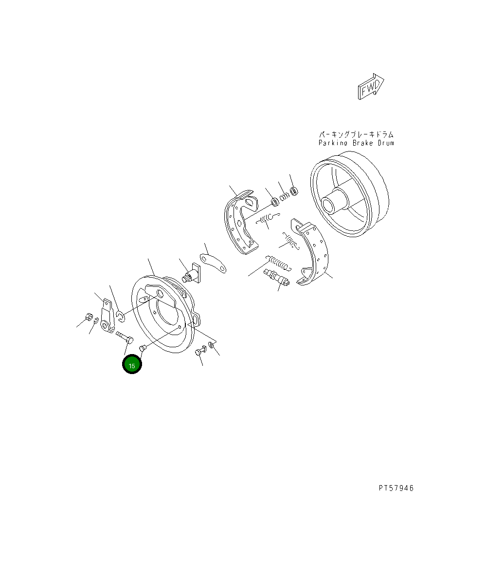 Болт 23D-32-11270 Komatsu