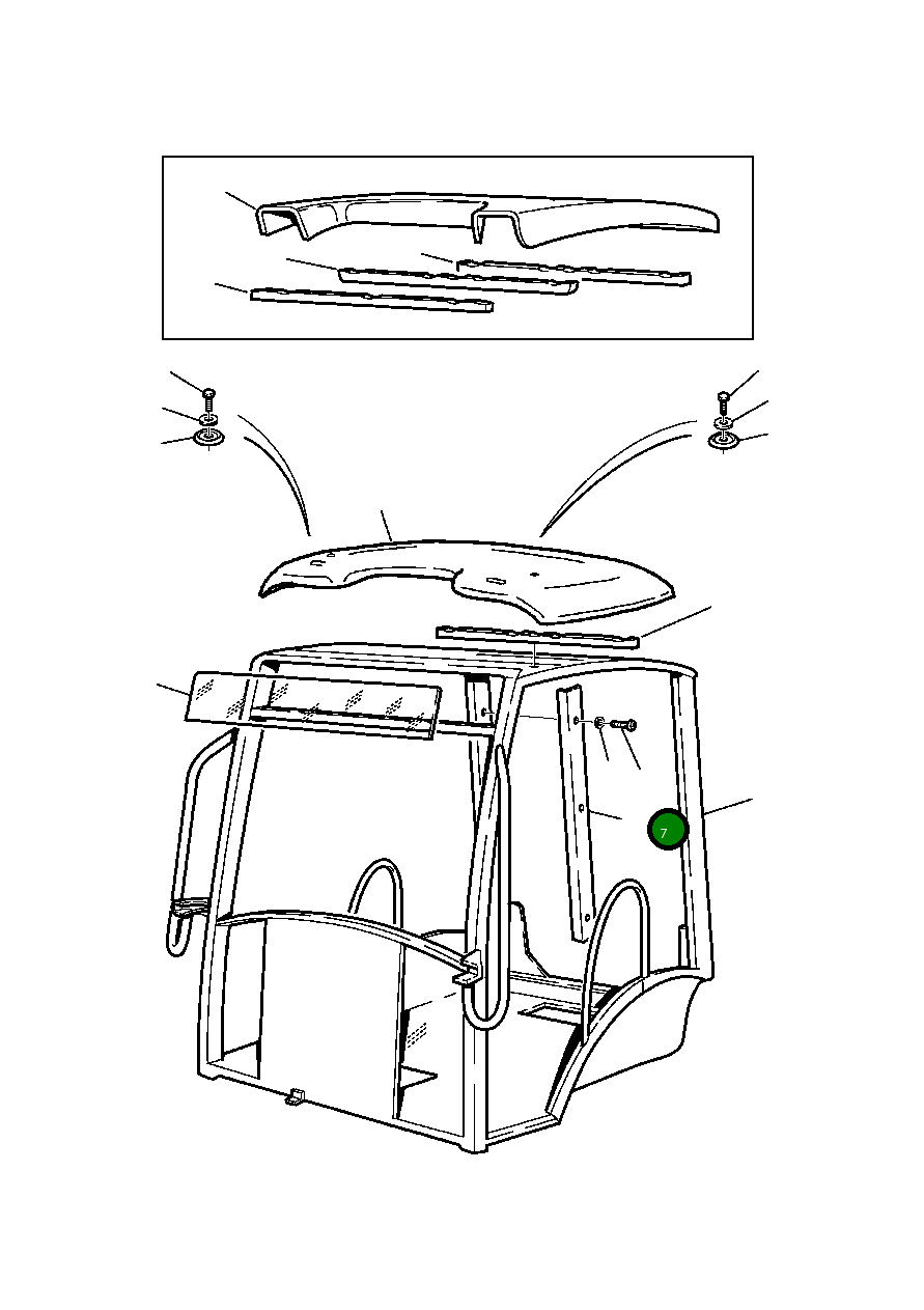 Крышка 312672600 Komatsu