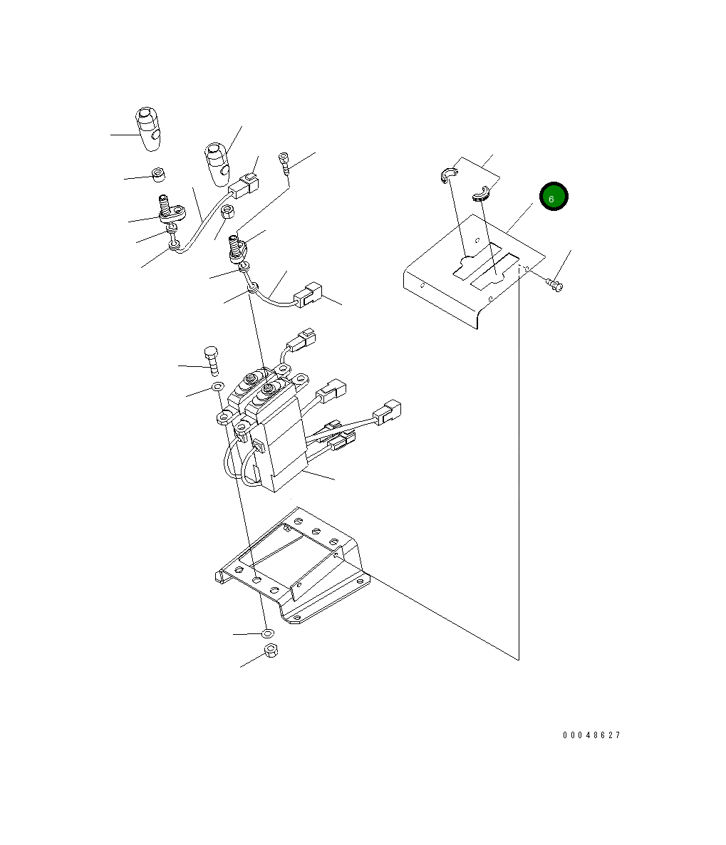 Крышка 426-43-38161  Komatsu