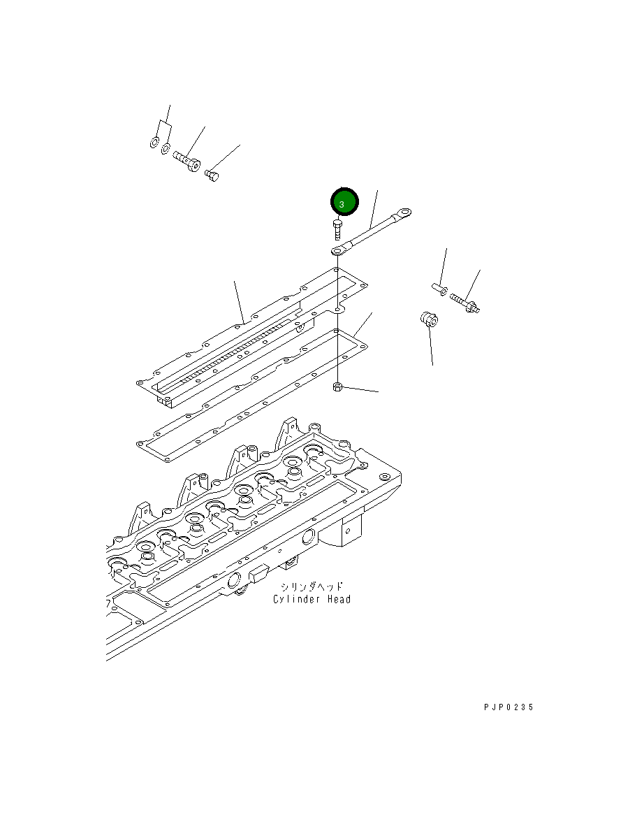 Болт 1304812H1 Komatsu