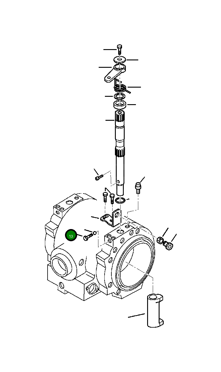 Болт CA0138442 Komatsu