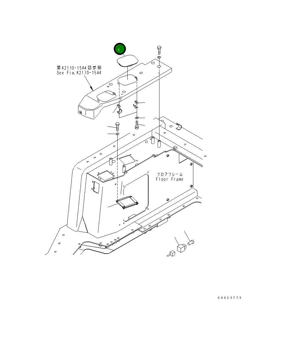 Крышка 198-54-75880 Komatsu