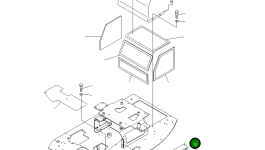 Крышка 22U-54-13970 Komatsu