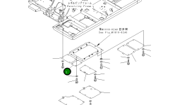 Крышка 20Y-54-28841 Komatsu