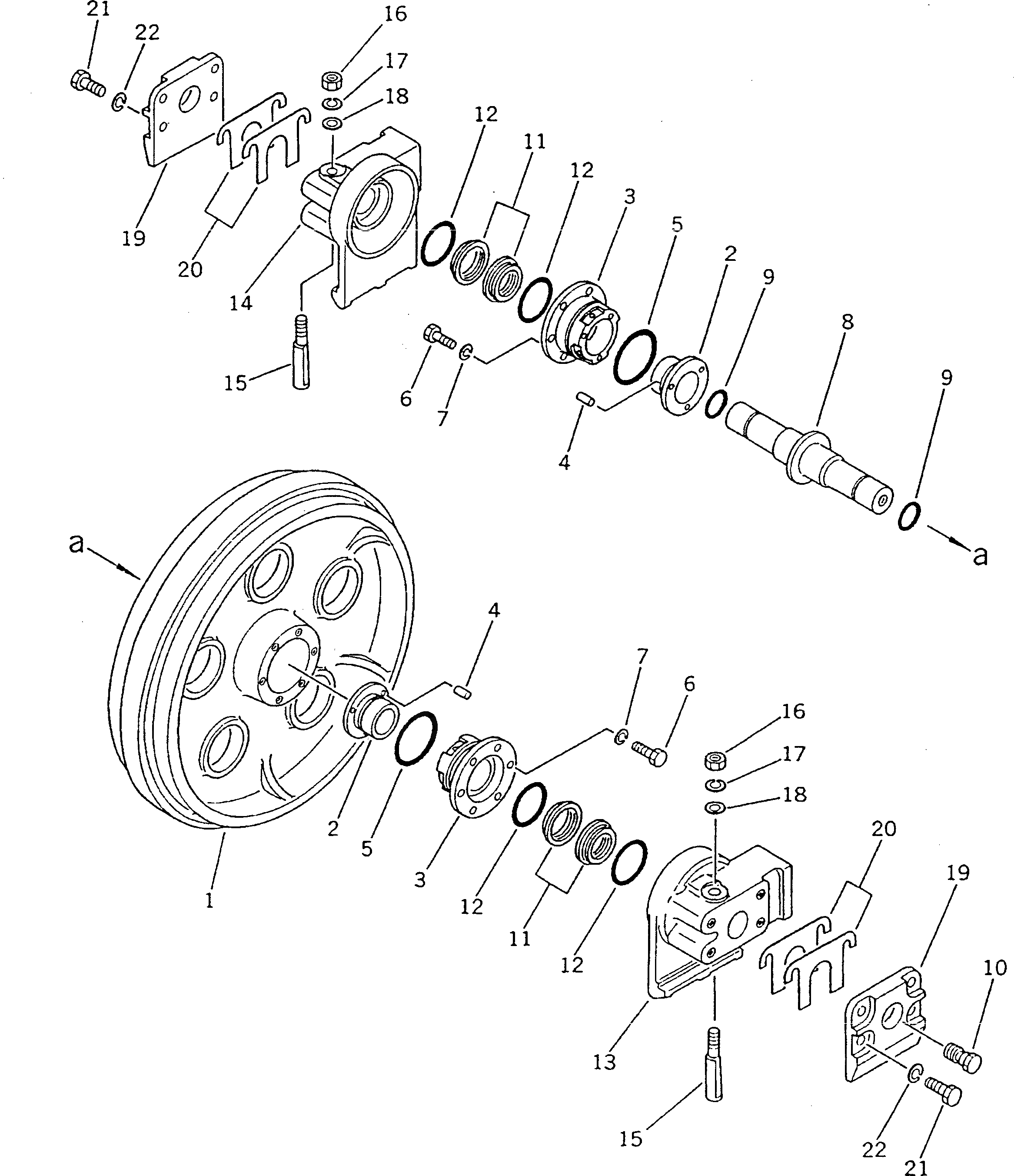 Болт 103-30-23140  Komatsu