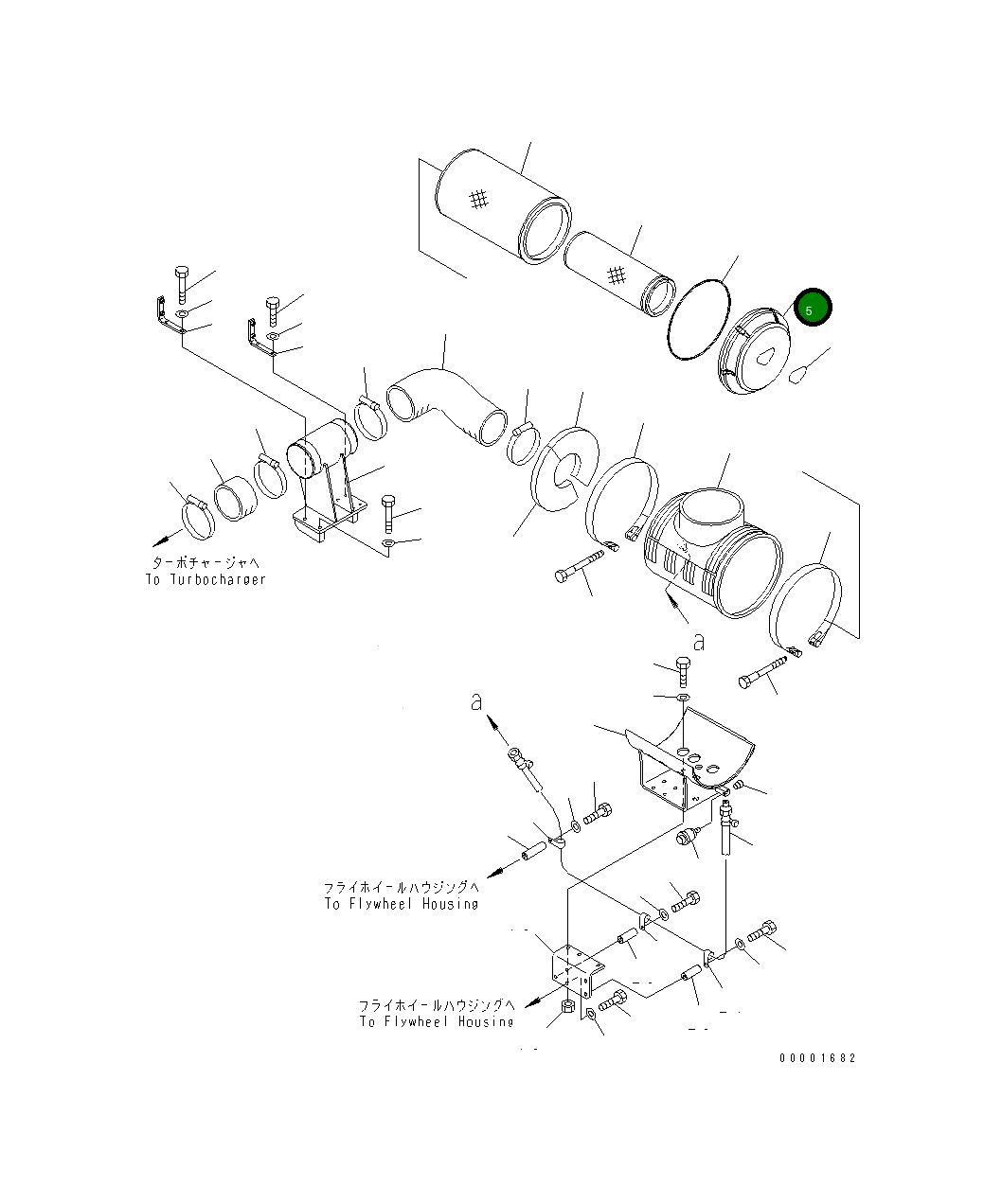 Крышка 600-184-1631  Komatsu