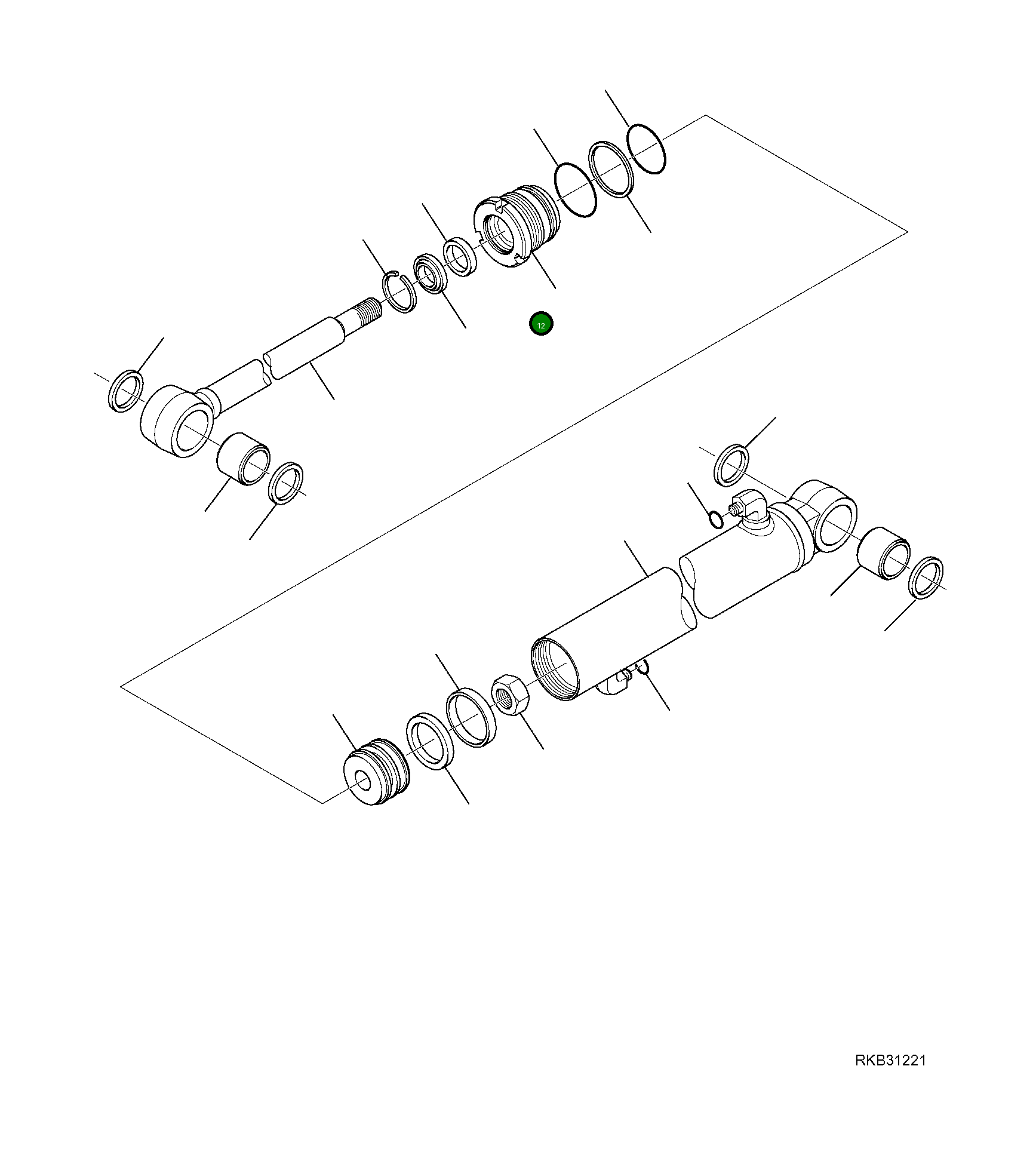 Кольцо уплотнительное (O-Ring) 855661166  Komatsu