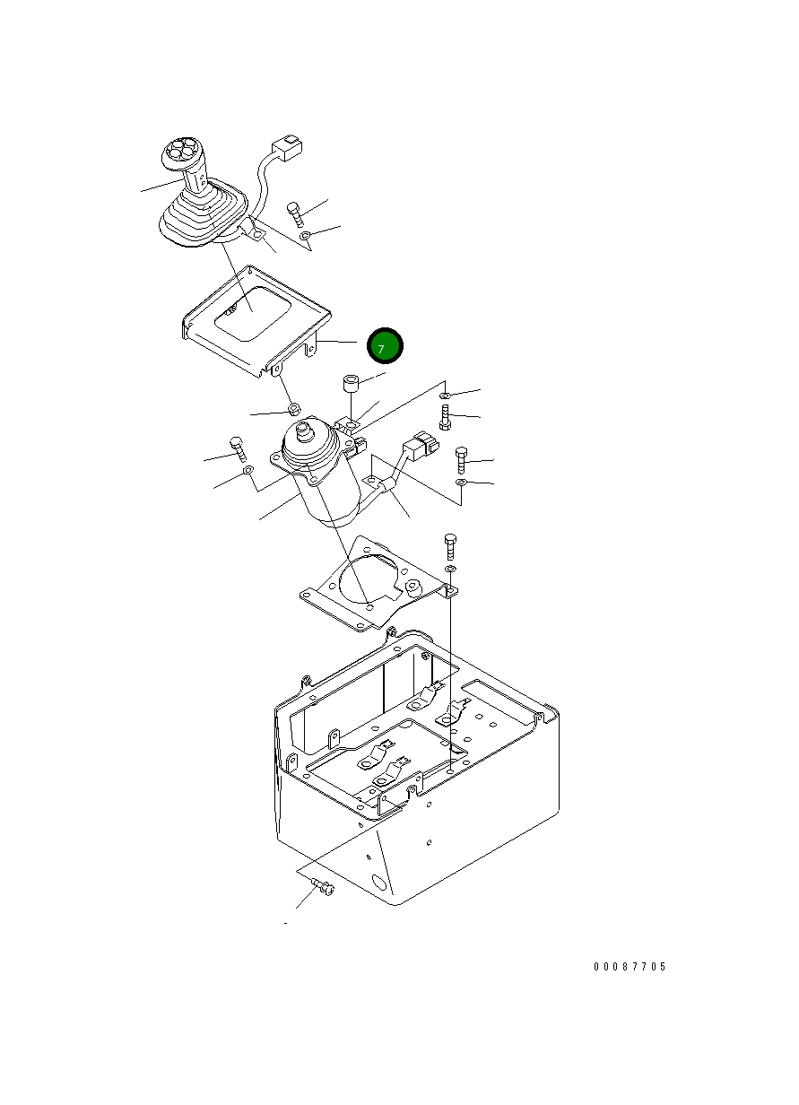 Крышка 41E-43-38160 Komatsu