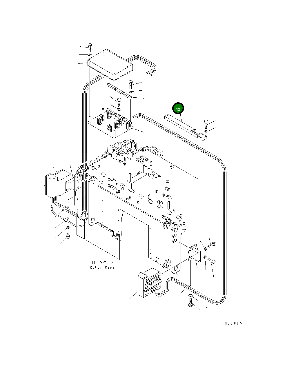 Крышка 262-06-73660 Komatsu