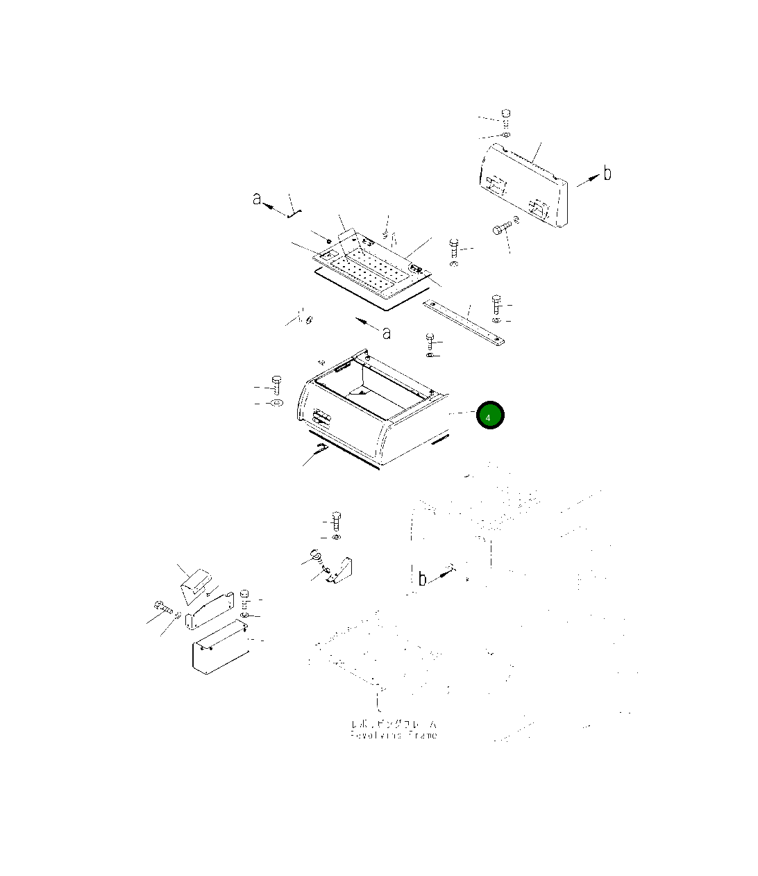 Крышка 208-54-21522  Komatsu
