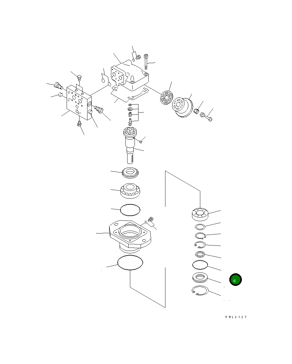 Кольцо уплотнительное (O-Ring) 21P-60-K1270 Komatsu