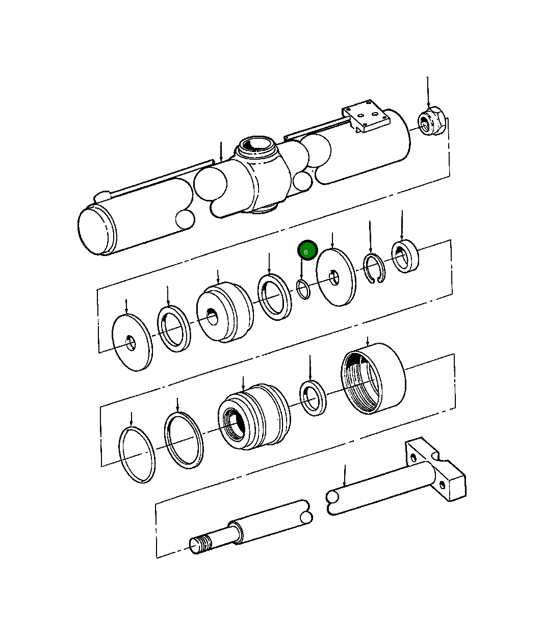 Кольцо уплотнительное (O-Ring) 40 375  Komatsu