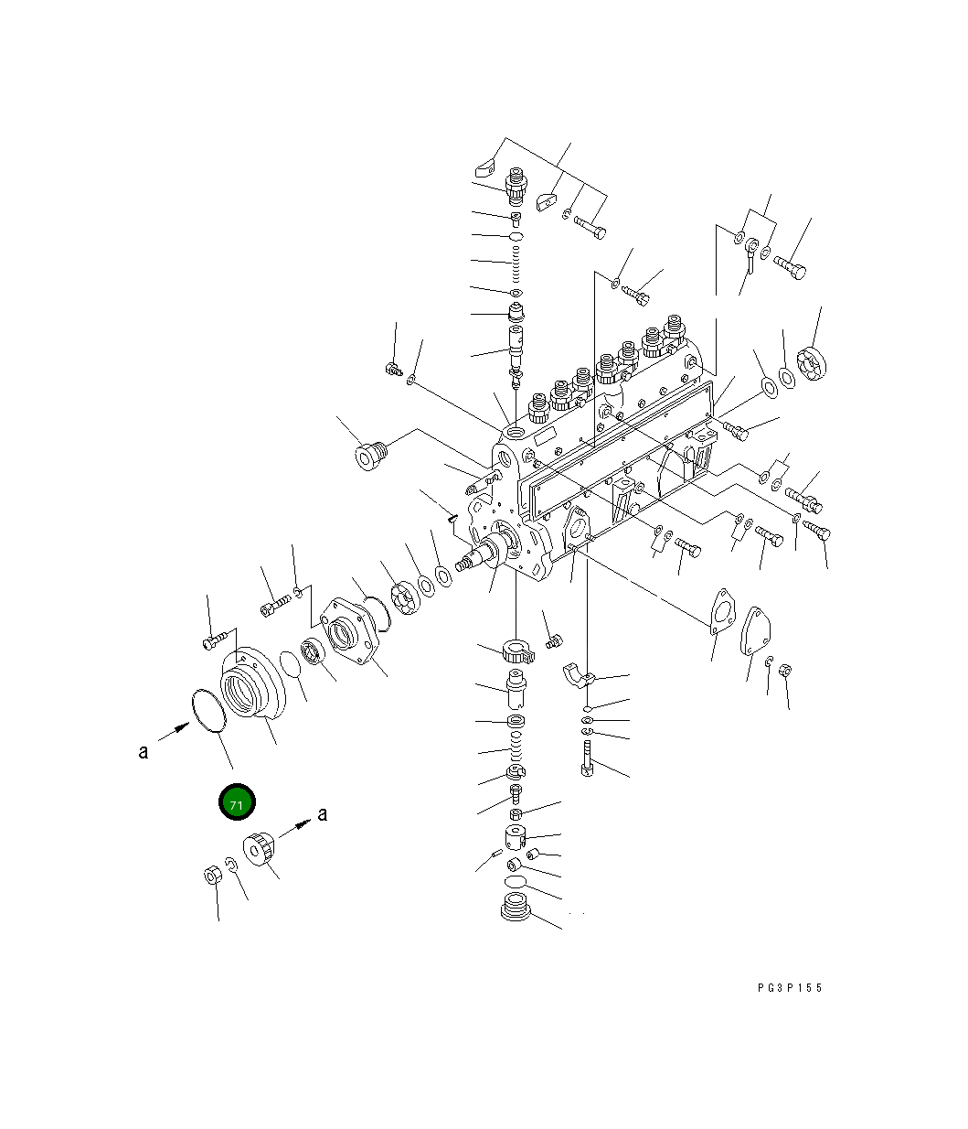 Кольцо уплотнительное (O-Ring) DK016511-2010 Komatsu