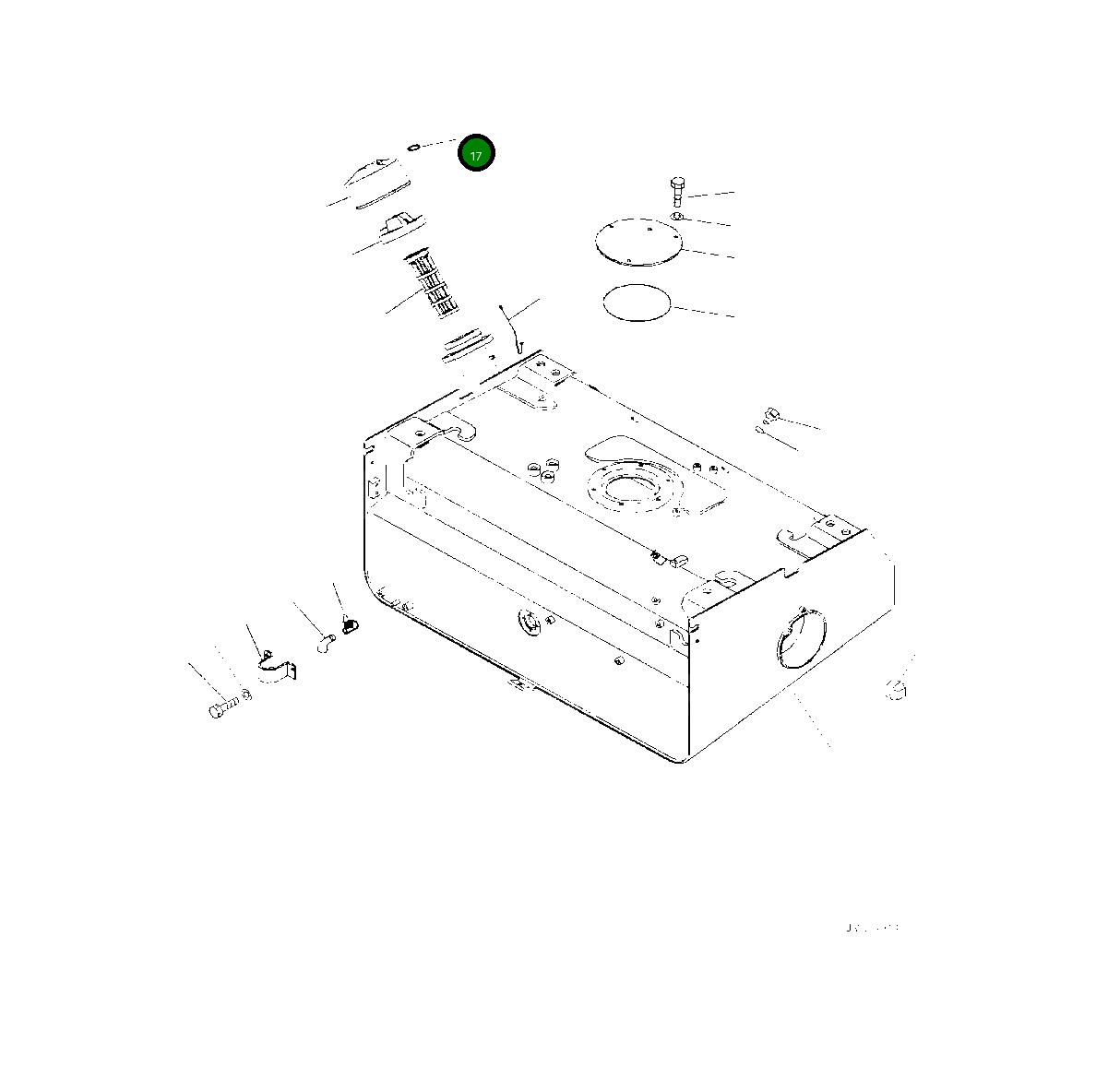 Кольцо 425-04-42210 Komatsu