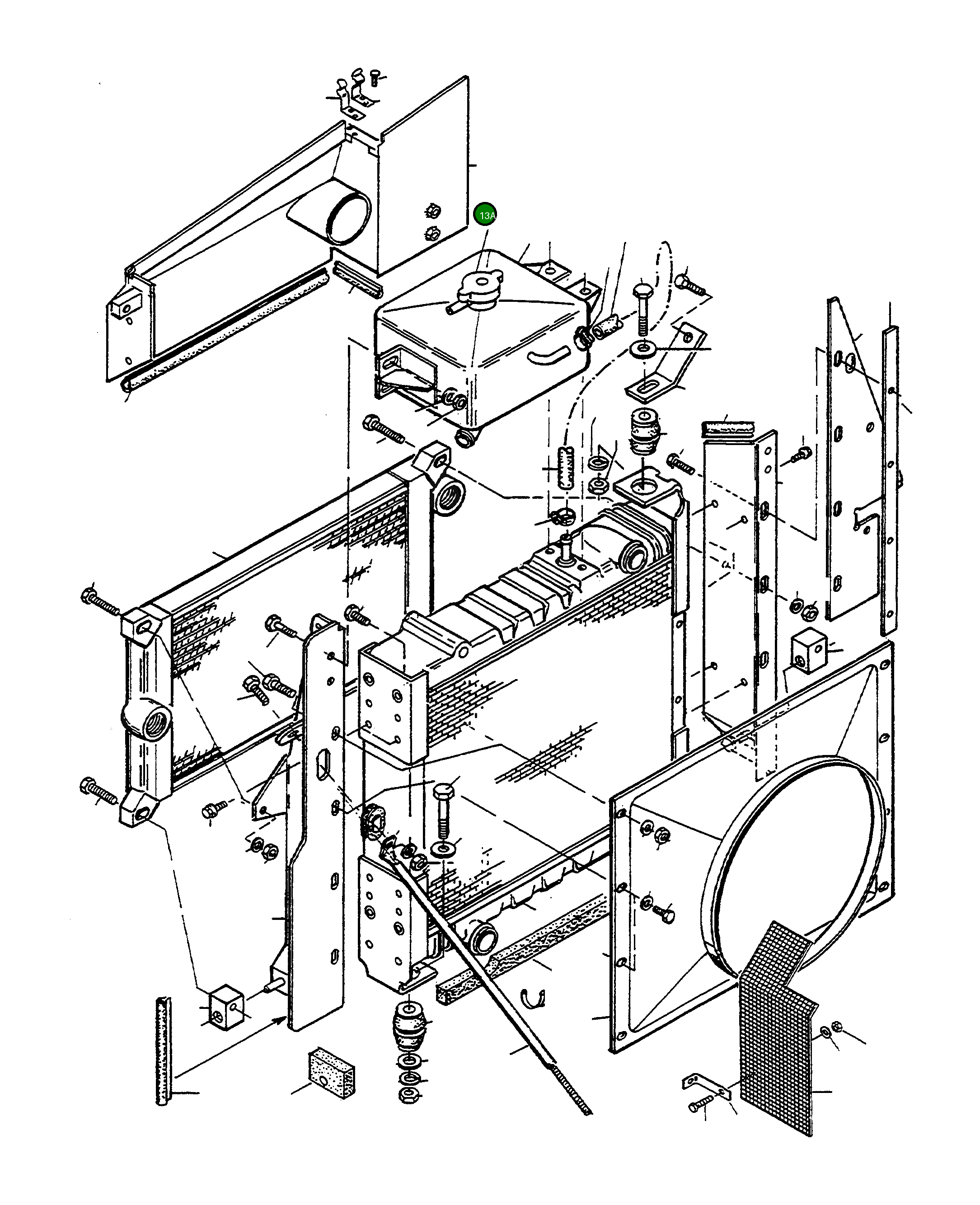 Крышка 4918520M1 Komatsu