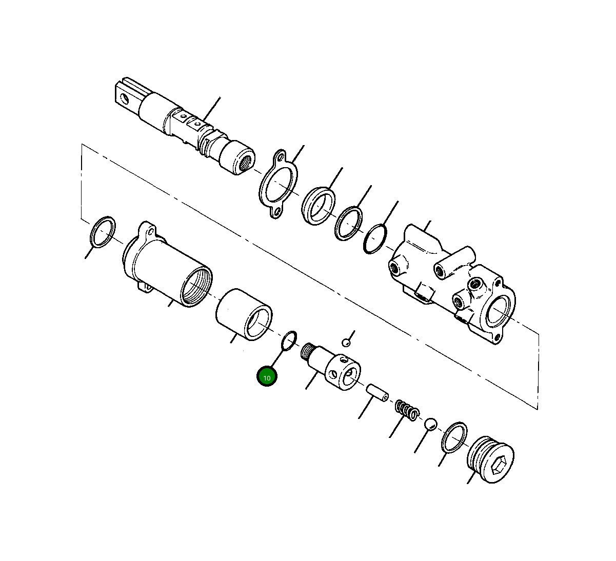 Кольцо уплотнительное (O-Ring) 369 384 R1 Komatsu