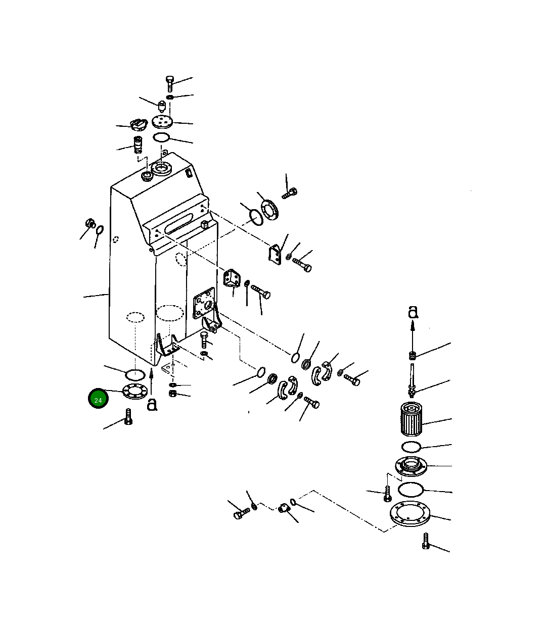 Крышка 427-60-15190 Komatsu