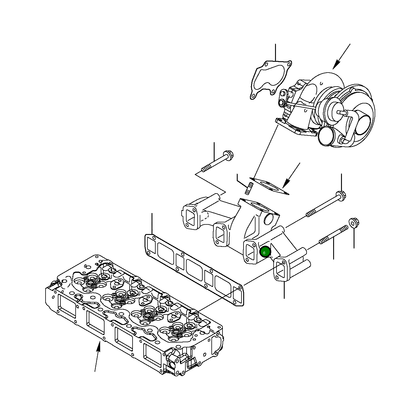 Болт YM123907-13700 Komatsu