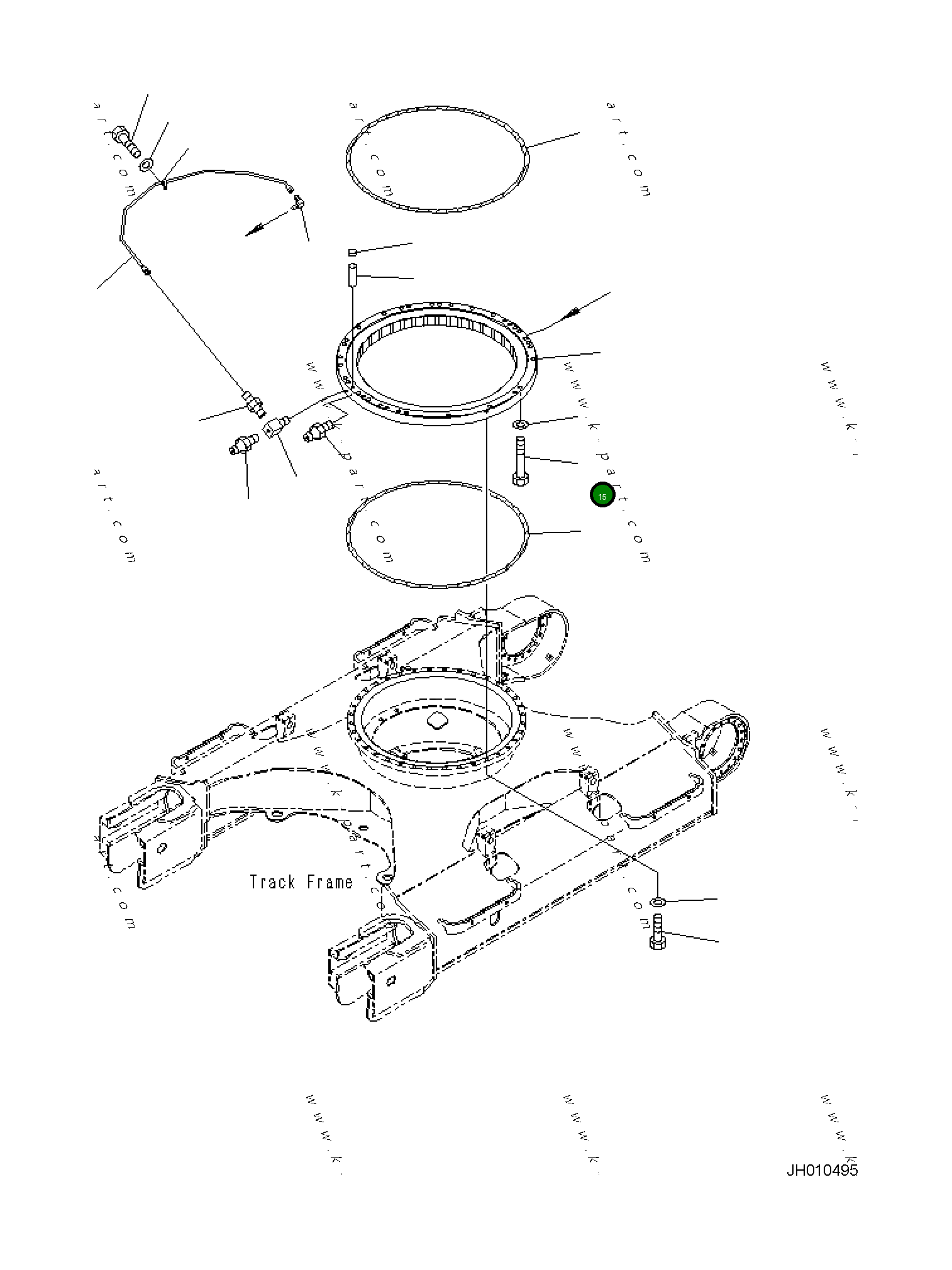 Болт 205-25-71261 Komatsu