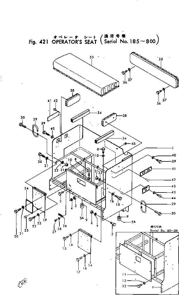 Болт 01000-41430  Komatsu
