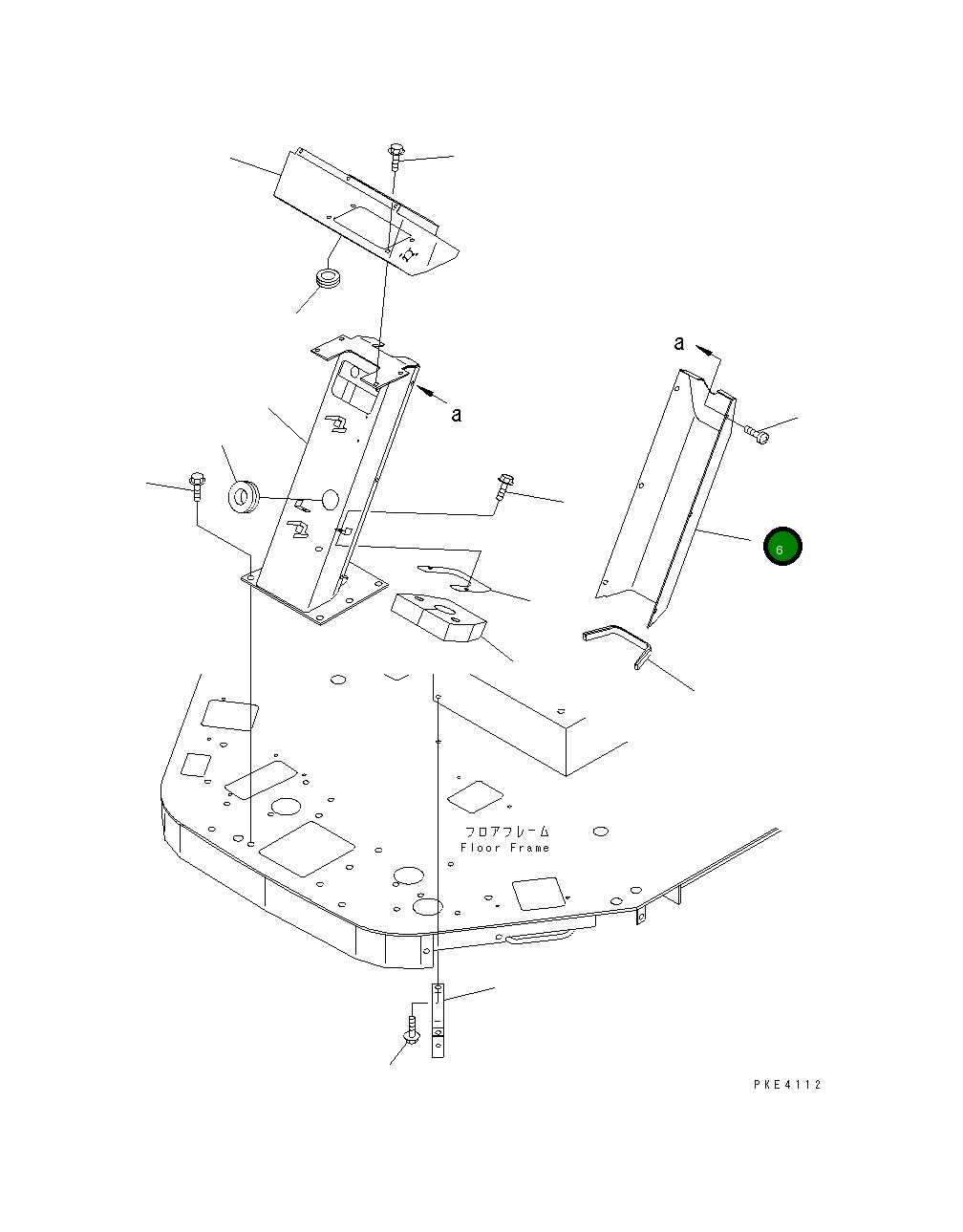 Крышка 415-54-22121 Komatsu