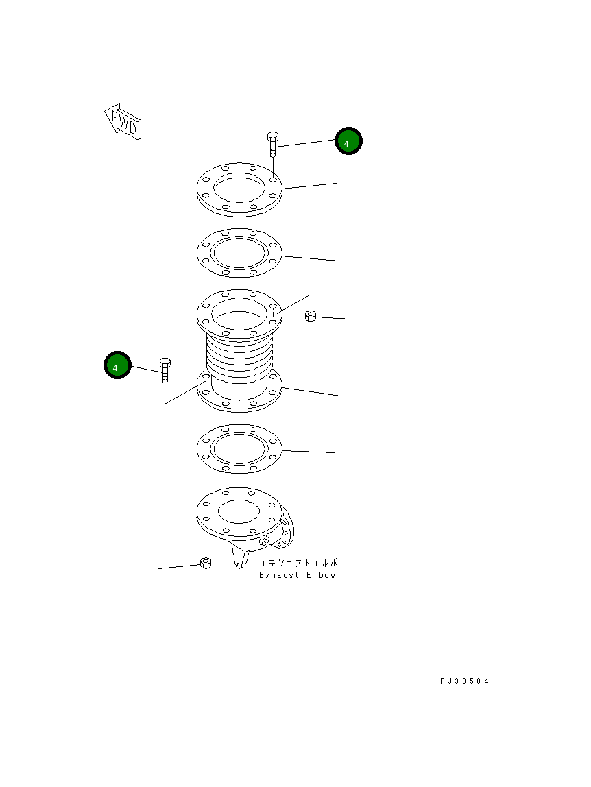 Болт 01020-01650 Komatsu