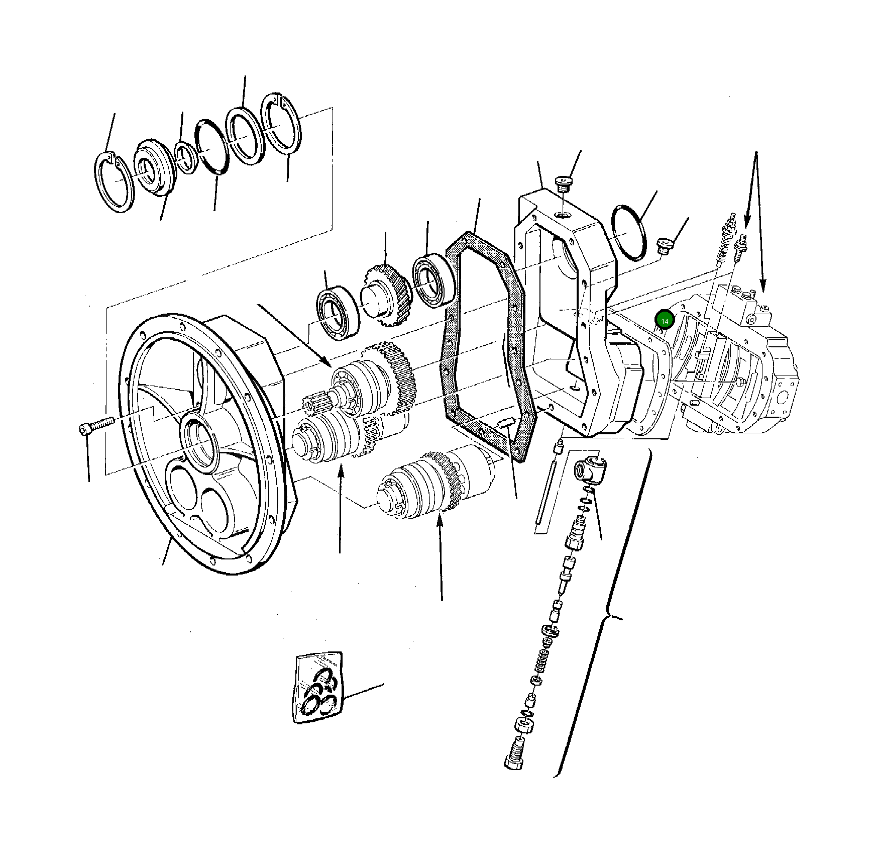 Кольцо уплотнительное (O-Ring) 21D-60-12220 Komatsu