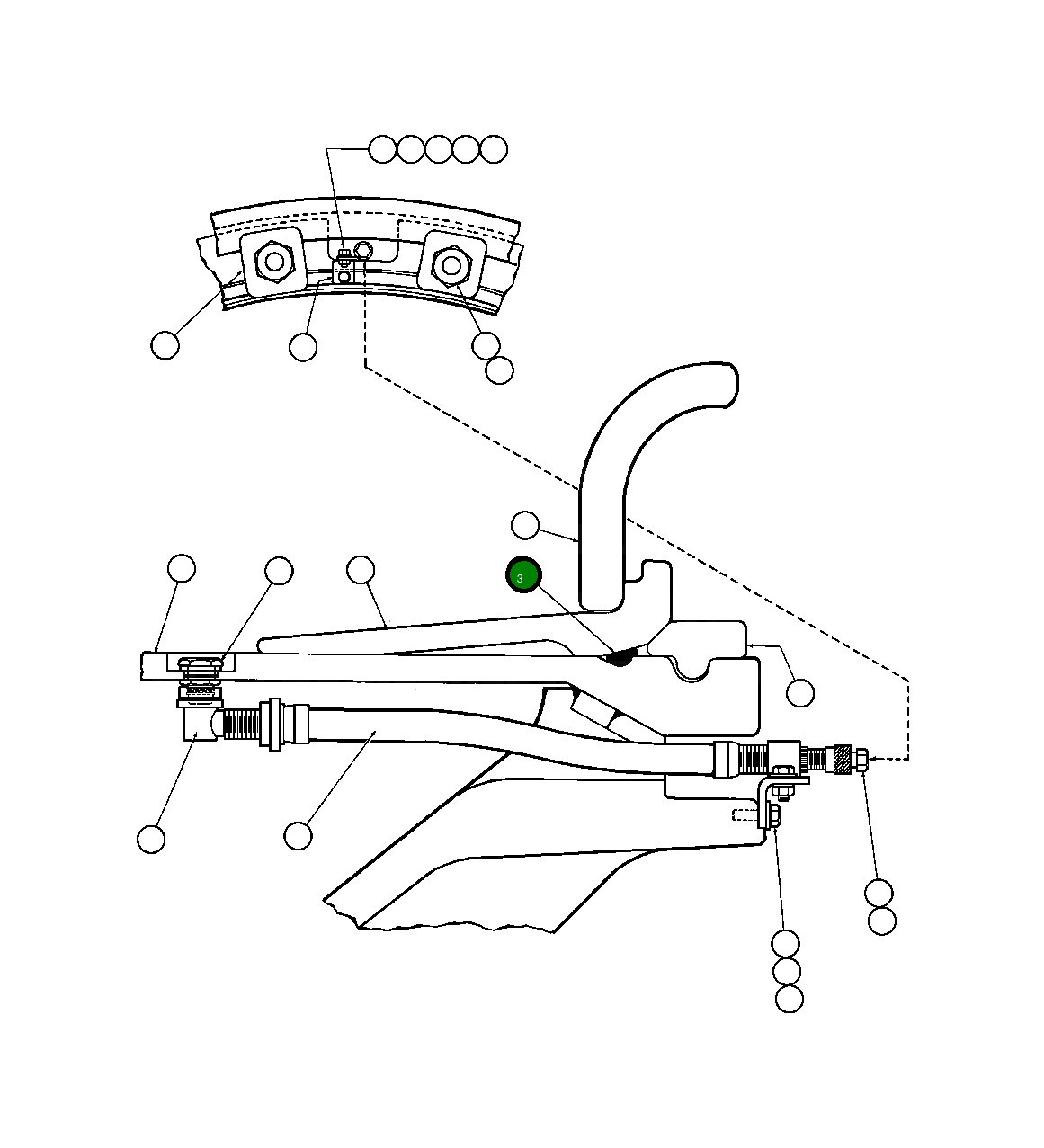 Кольцо уплотнительное (O-Ring) PB6512 Komatsu