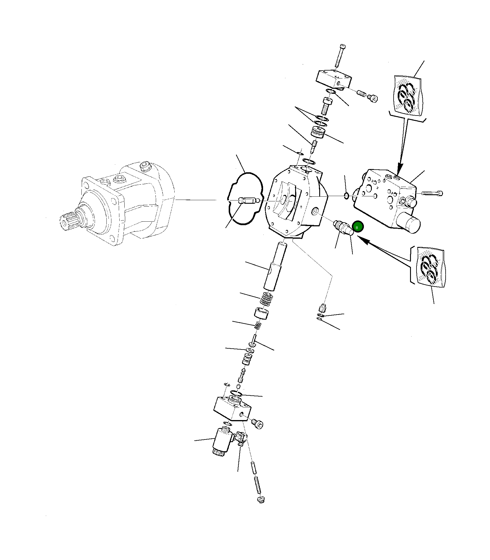 Кольцо уплотнительное (O-Ring) 22E-60-12710 Komatsu